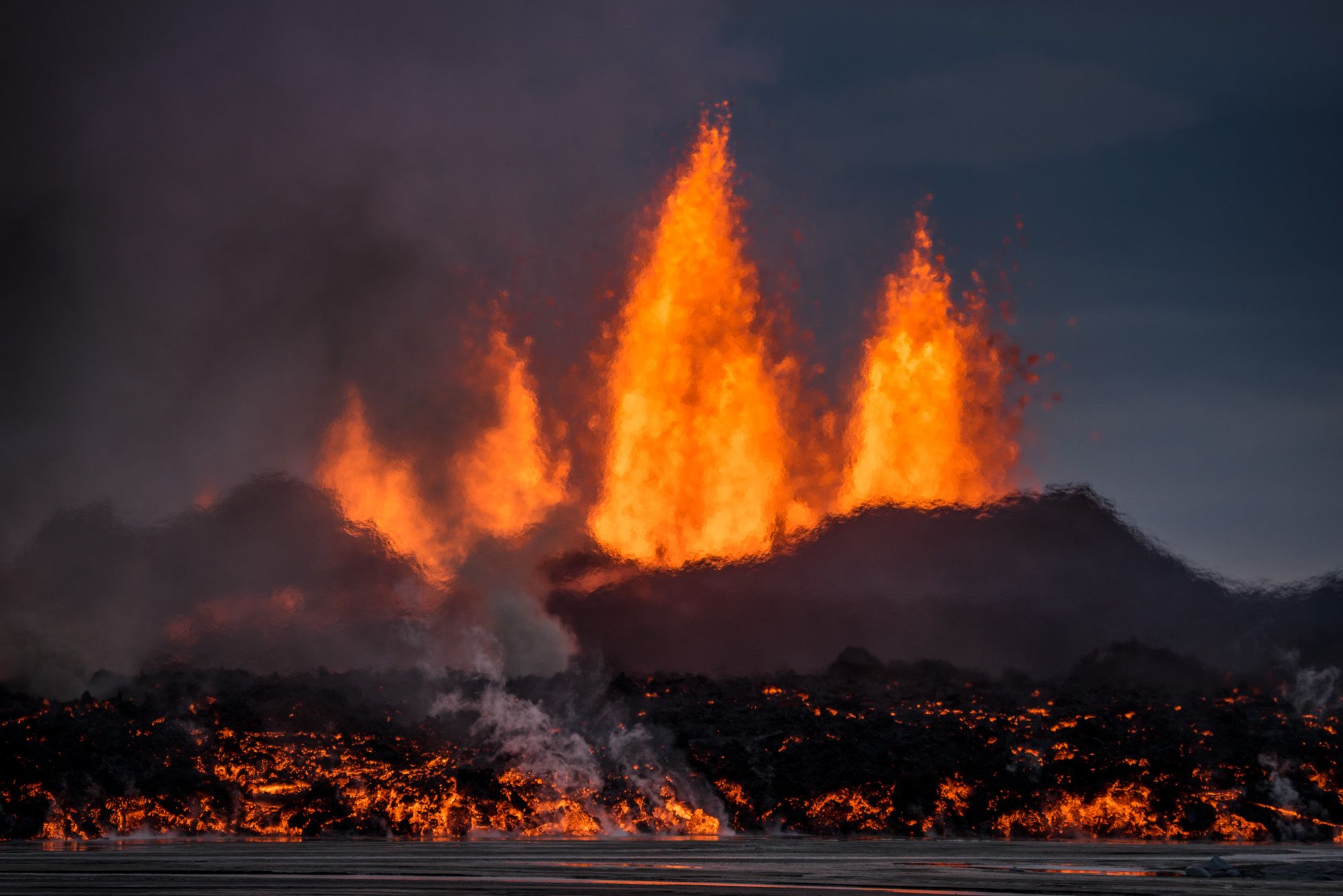 Islande éruption à Holuhraun