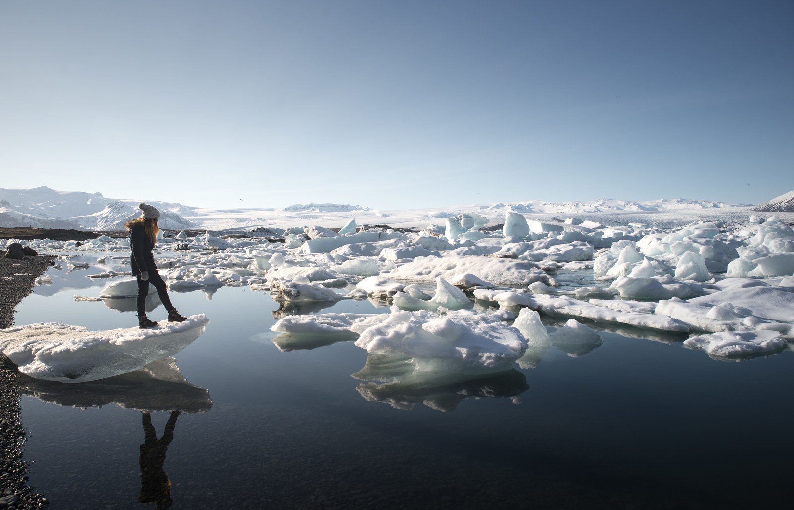 Islande lac gelé de jokulsarlon
