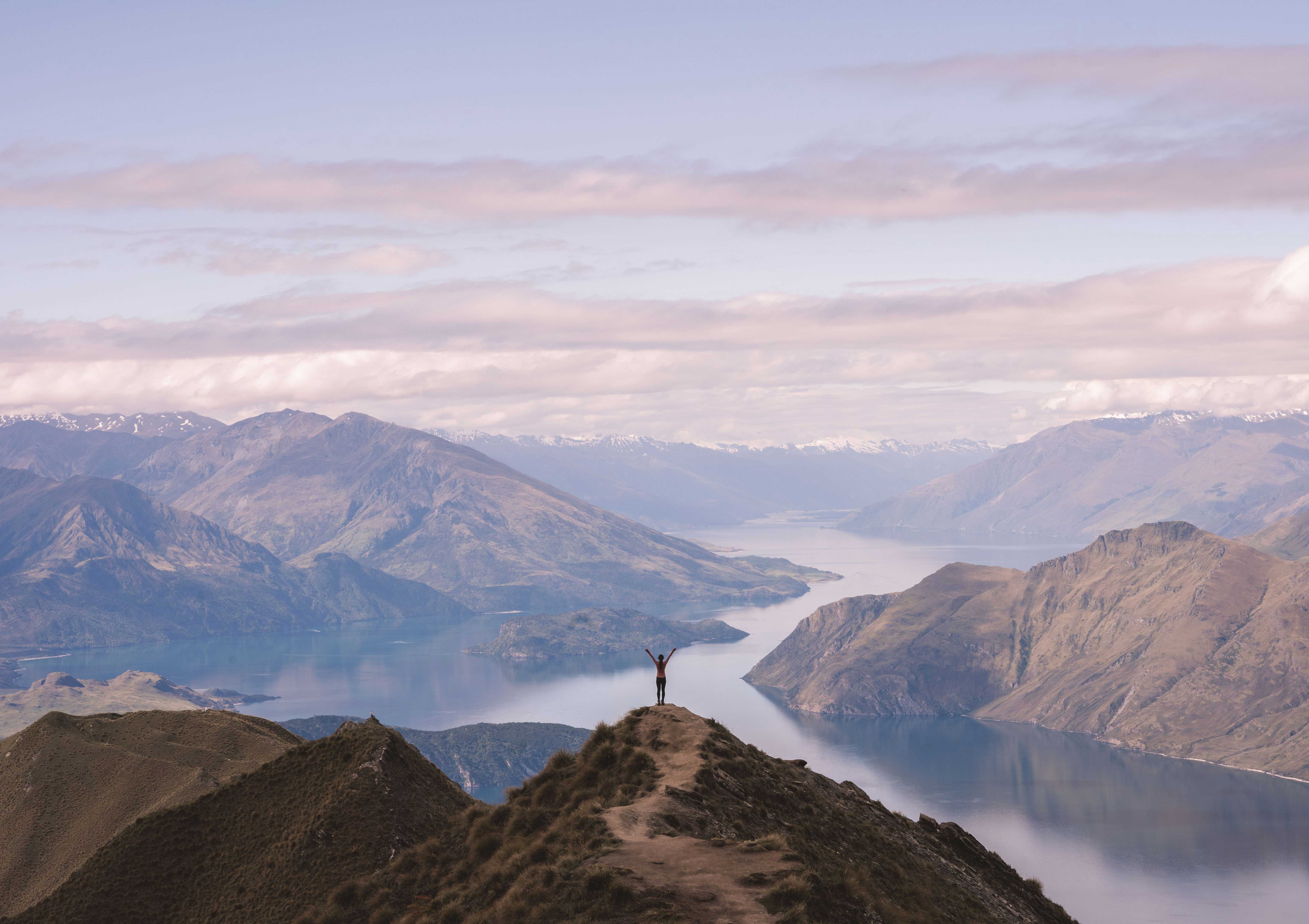 Roys Peak panorama, Nouvelle Zélande